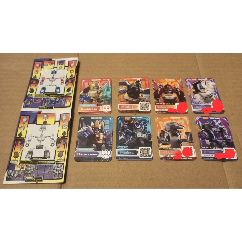 Blokees Transformers Galaxy Version Defender 01-05 (GVD01-05) - Super Secret Optimus,Megatron,Bumble