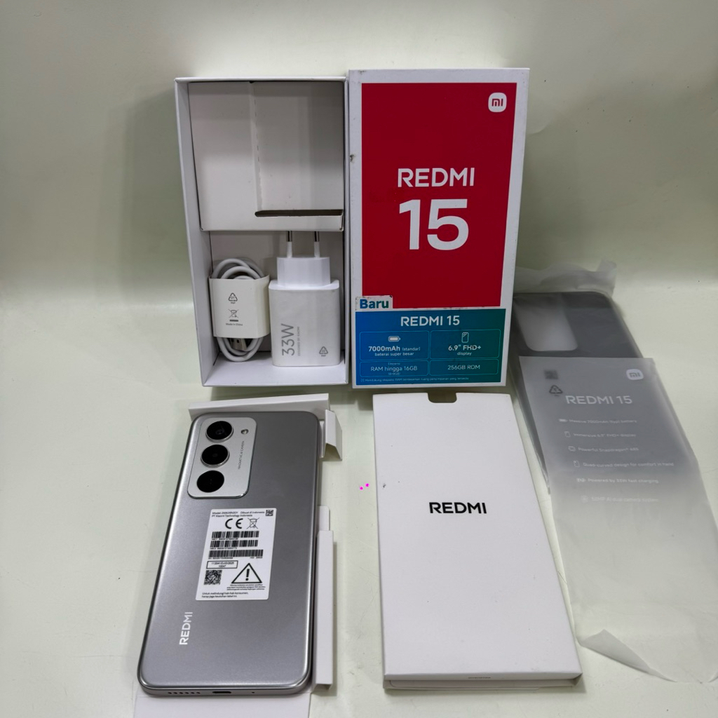 Redmi 15 8/256gb Fullset Second Garansi Resmi