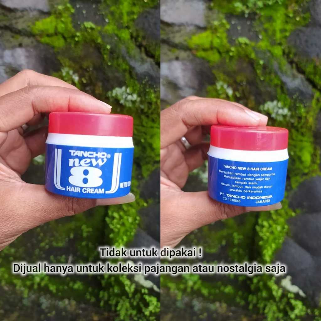 [ TIDAK UNTUK DIPAKAI ] KOLEKSI PRODUK JADUL TAHUN 1985 MINYAK RAMBUT TANCHO NEW 8 ORIGINAL LAWAS
