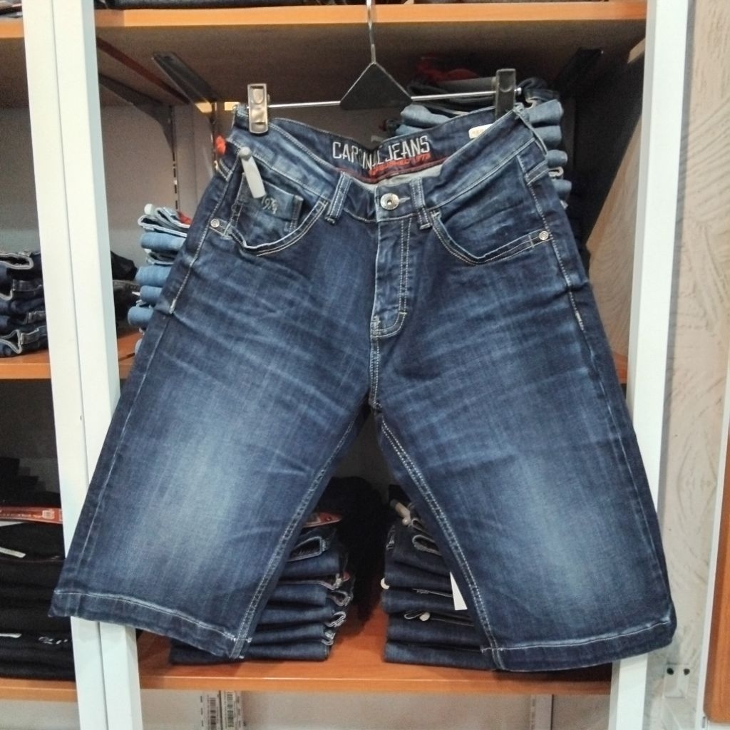 cardinal celana pendek pria jeans regular devisi cardinal jeans