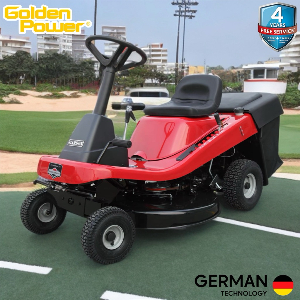Golden Power 432 Rider Ride On Lawn Mower / Mesin Pemotong Rumput Mobil Mesin Babat Rumput Semak Bel