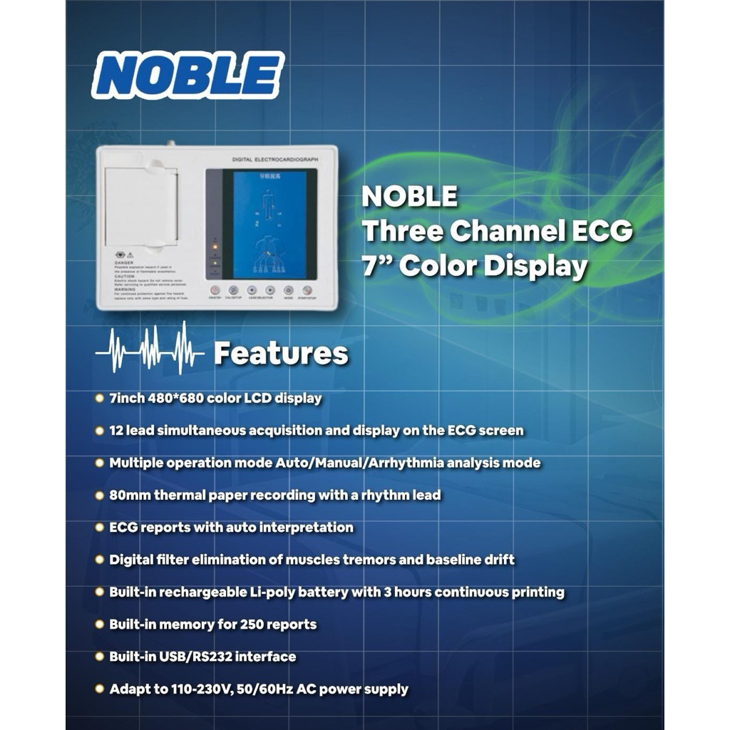 EKG 3 Channel Noble / EKG 3 Channel Noble AKL