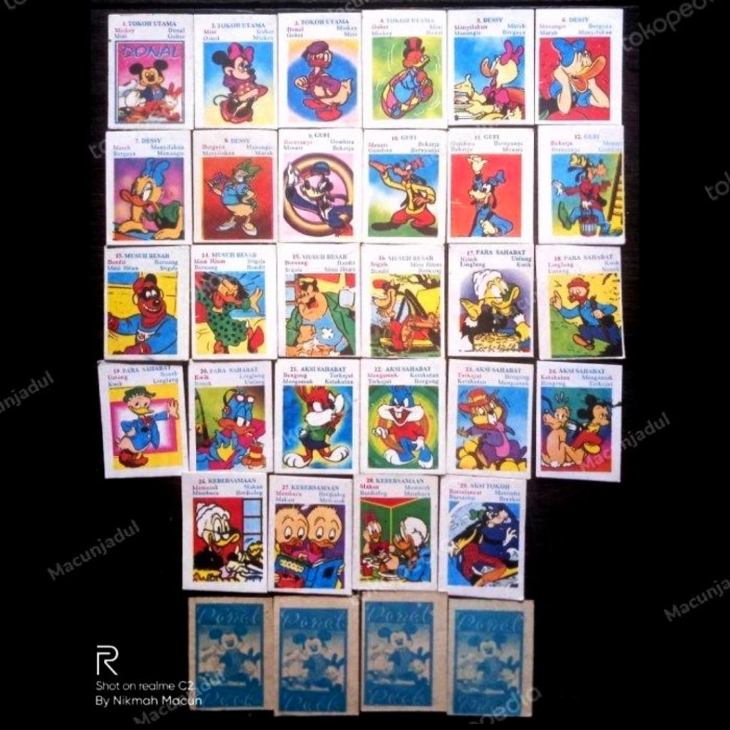 KWARTED KECIL DONAL DUCK, KWARTED JADUL, GAMBARAN JADUL, UMBUL JADUL, MAINAN JADUL, MAINAN NOSTALGIA