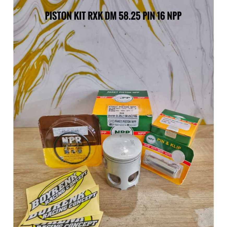 PISTON KIT SEHER SEKER RX KING RXK OVERSIZE STD 50 100 150 200 250 300 350 400 NPP - BOYRENK RACING