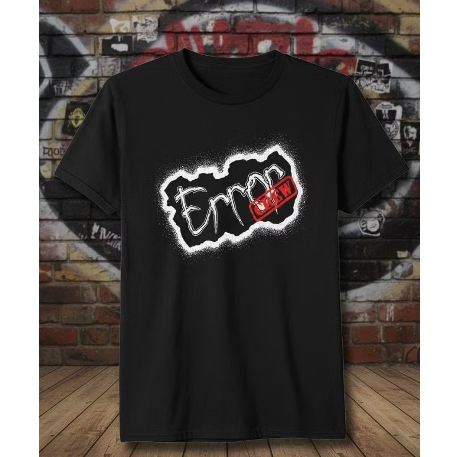 KAOS BAND ERROR CREW / T-SHIRT PUNK MUSIK KEREN