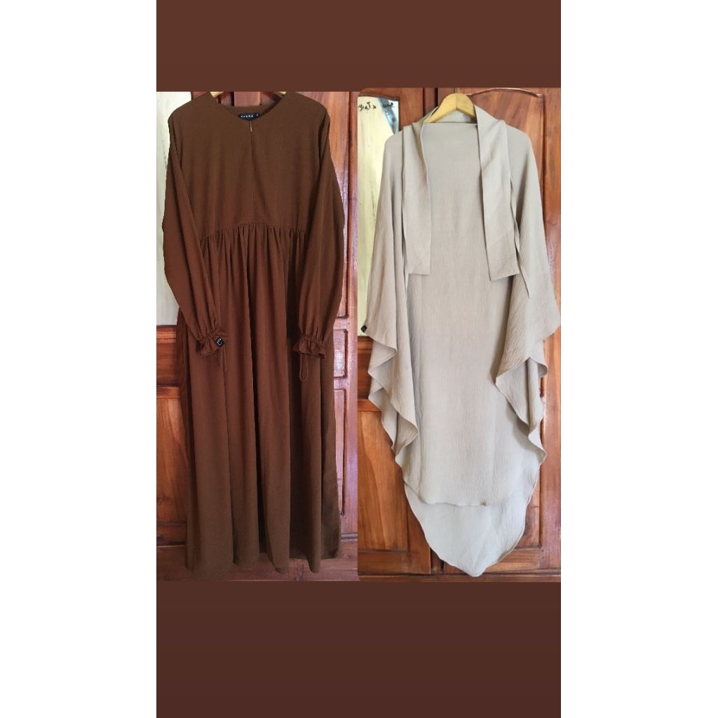 1 set perloved gamis ld 116 pb 145