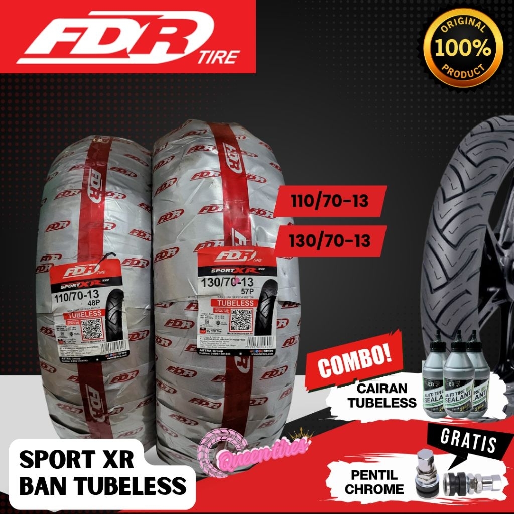 PAKETAN TUBELESS BAN FDR YAMAHA NMAX 110/70-13 130/70-13