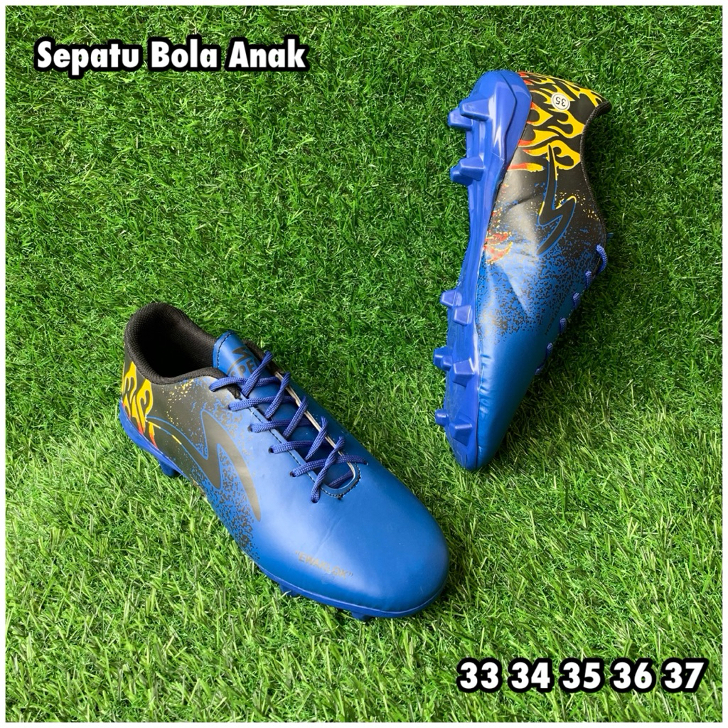 Sepatu Olahraga Sepak Bola Anak TK SD SMP Kekinian Ukuran 33 34 35 36 37 Sepatu Bola Anak Laki Laki 