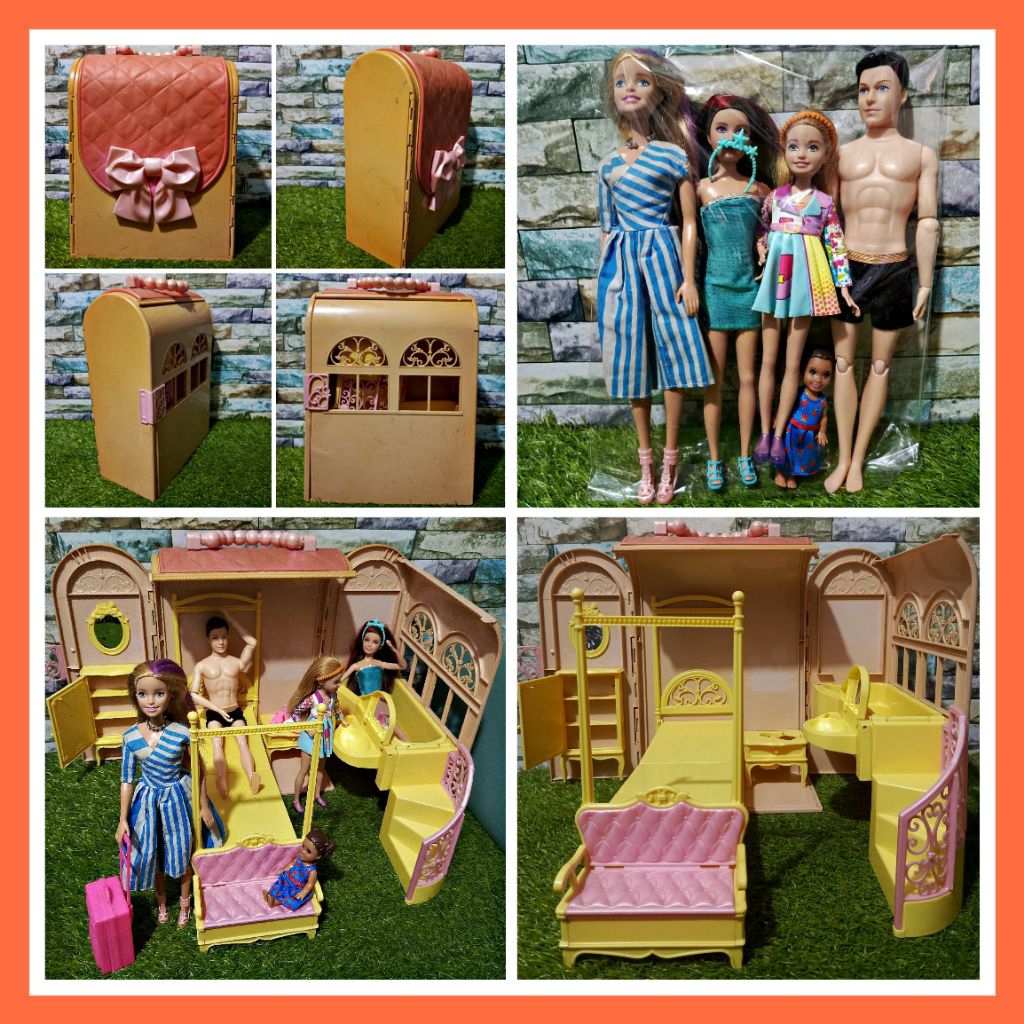 Set Barbie & Set Rumah Koper <- [PRELOVED] (Terdapat Minusan Cek Dengan Teliti)