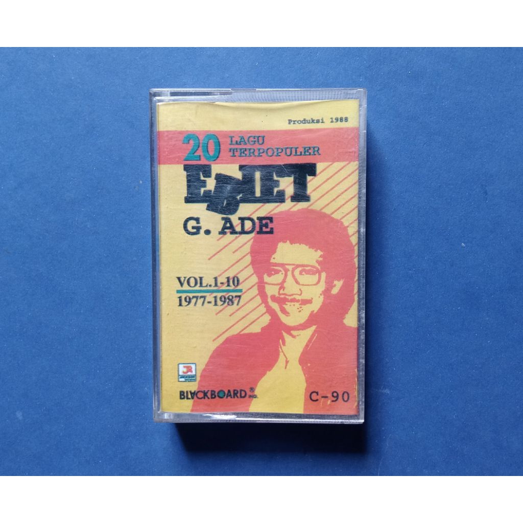 Kaset Pita 20 Lagu Terpopuler Ebiet G Ade Vol 1 - Vol 10 1977-1987 Prod BLACKBOARD Ind ( GP Records 