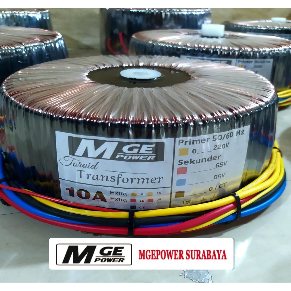 TRAFO Mge 10A 55/65V