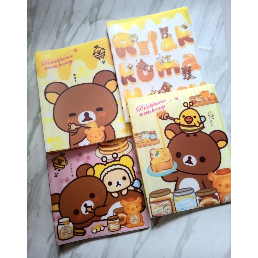 Clear File Holder A4 20 Kantong Plastik Transparan Organizer Dokumen Anak Motif Lucu