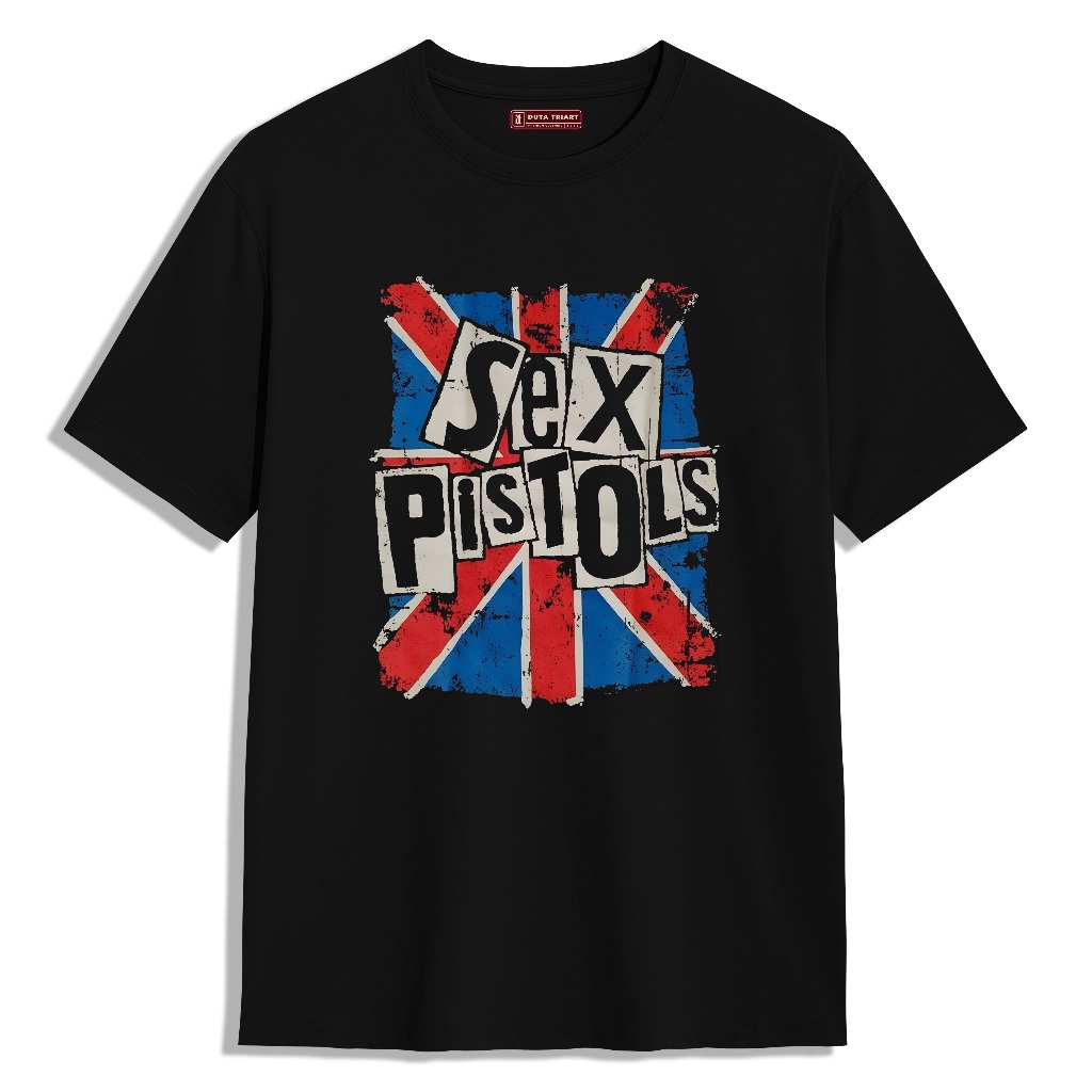Kaos Band SEX PISTOLS - Kaos Pria Kain Katun Premium Cotton Combed 24s