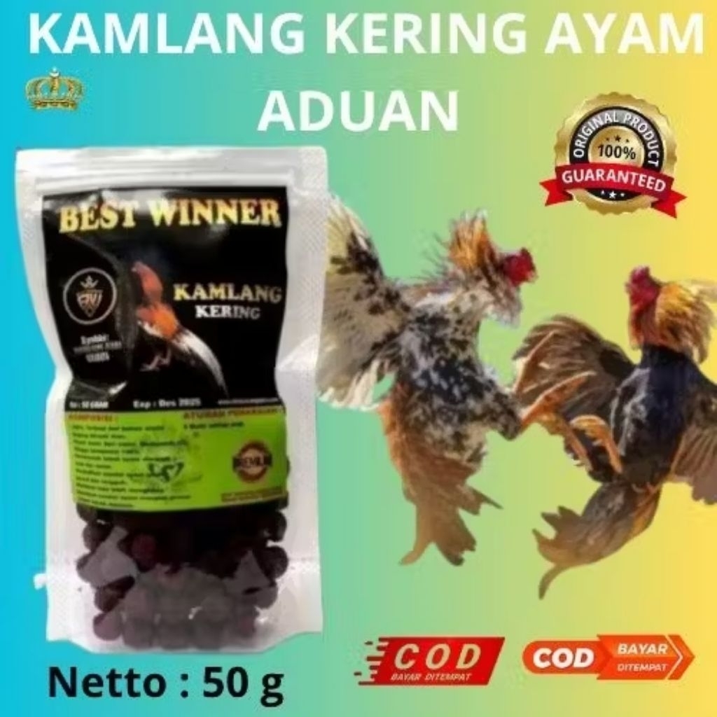 Doping Ayam Aduan – Kamlang Kering Super Power Best Winner