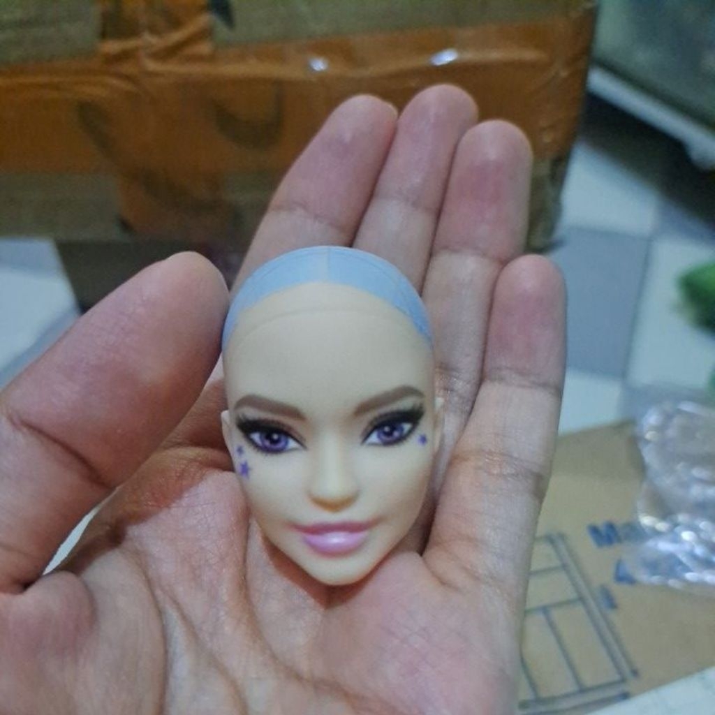 head Barbie, kepala barbie