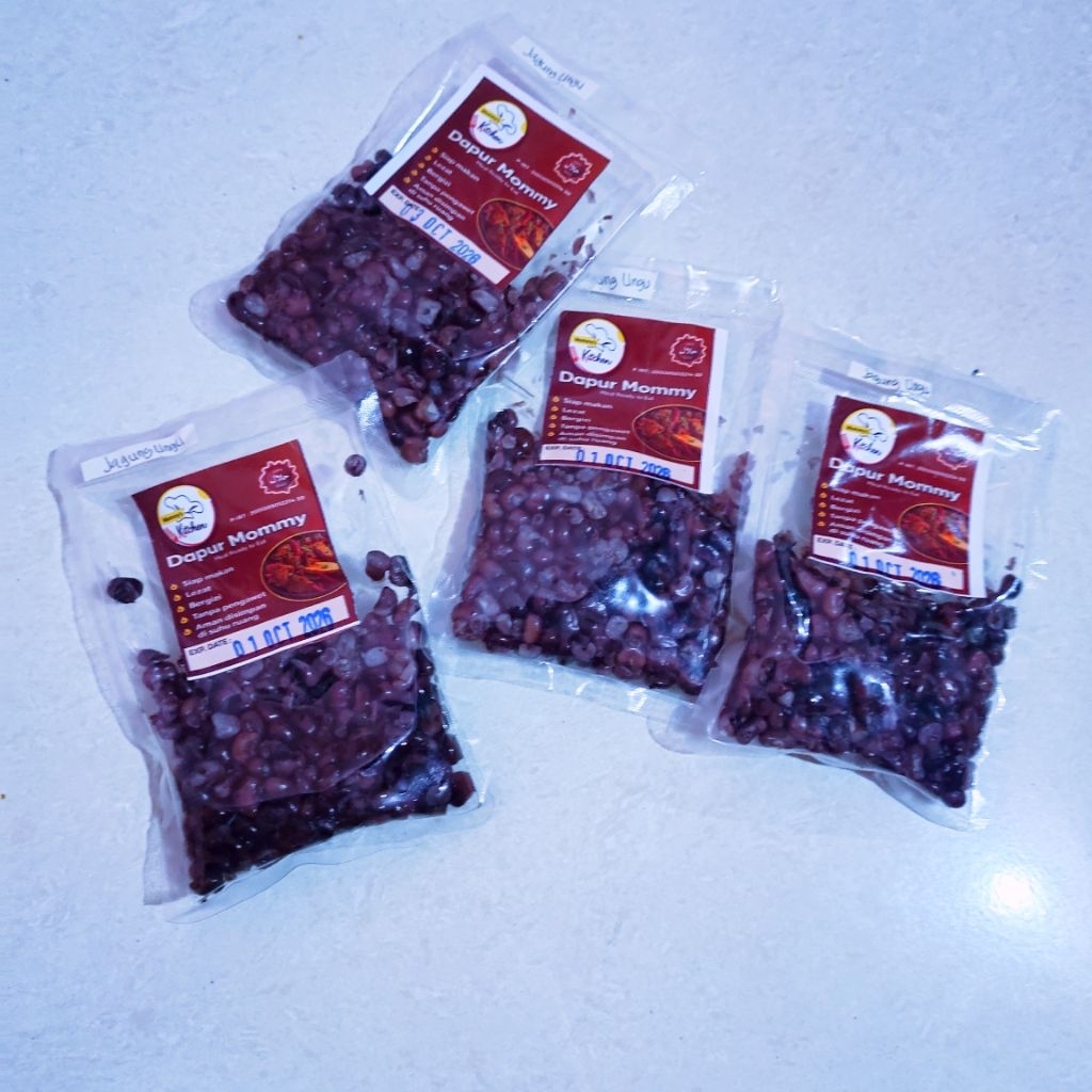 Jagung ungu kukus rasa ketan hitam