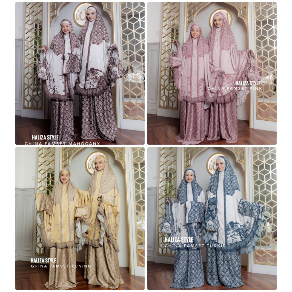 MUKENA HALIZA Ghina & Alesya