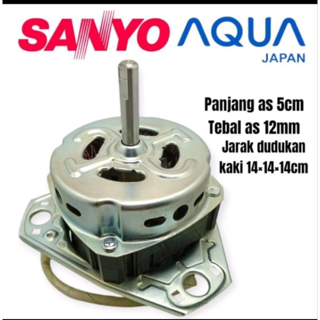 DINAMO WASH AQUA QW881XT PENCUCI MESIN CUCI AQUA 2 TABUNG