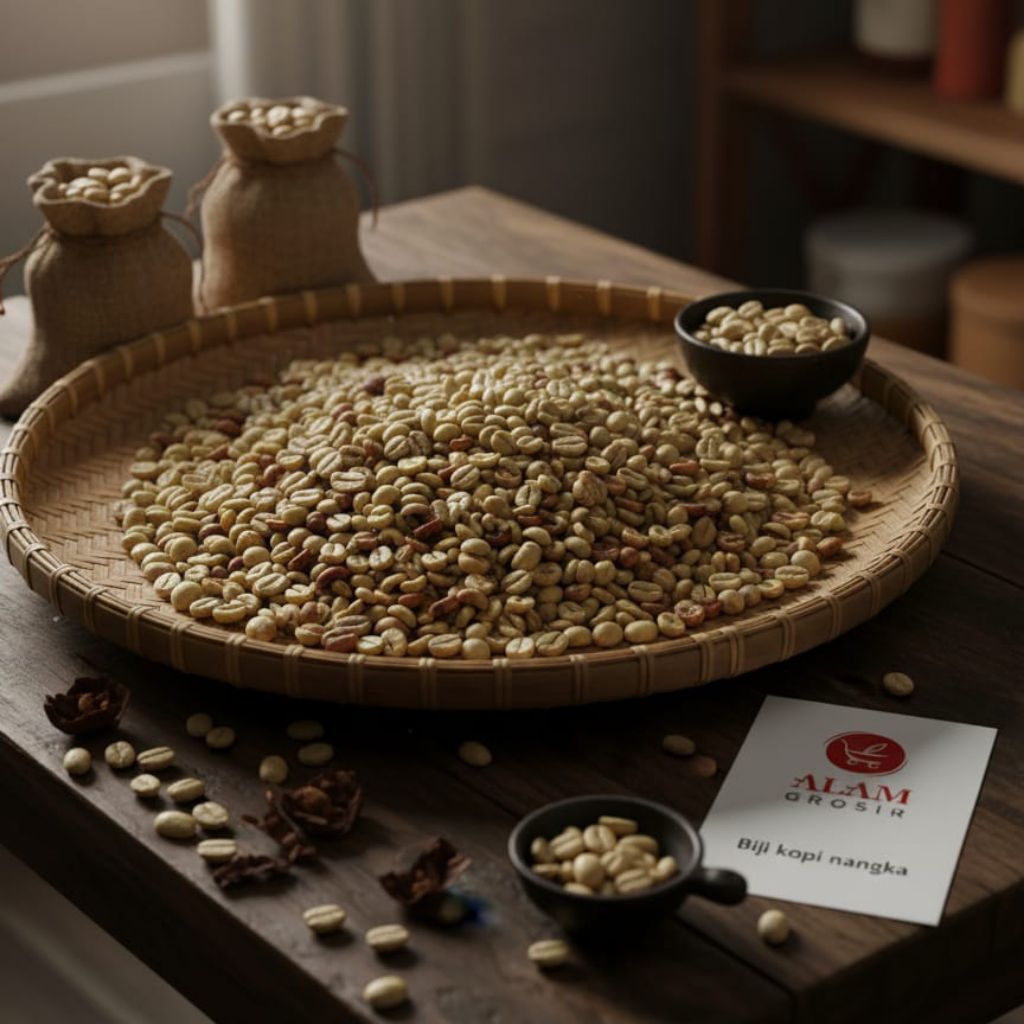 Biji Kopi Nangka Fresh 1Kg Coffea Liberica Var