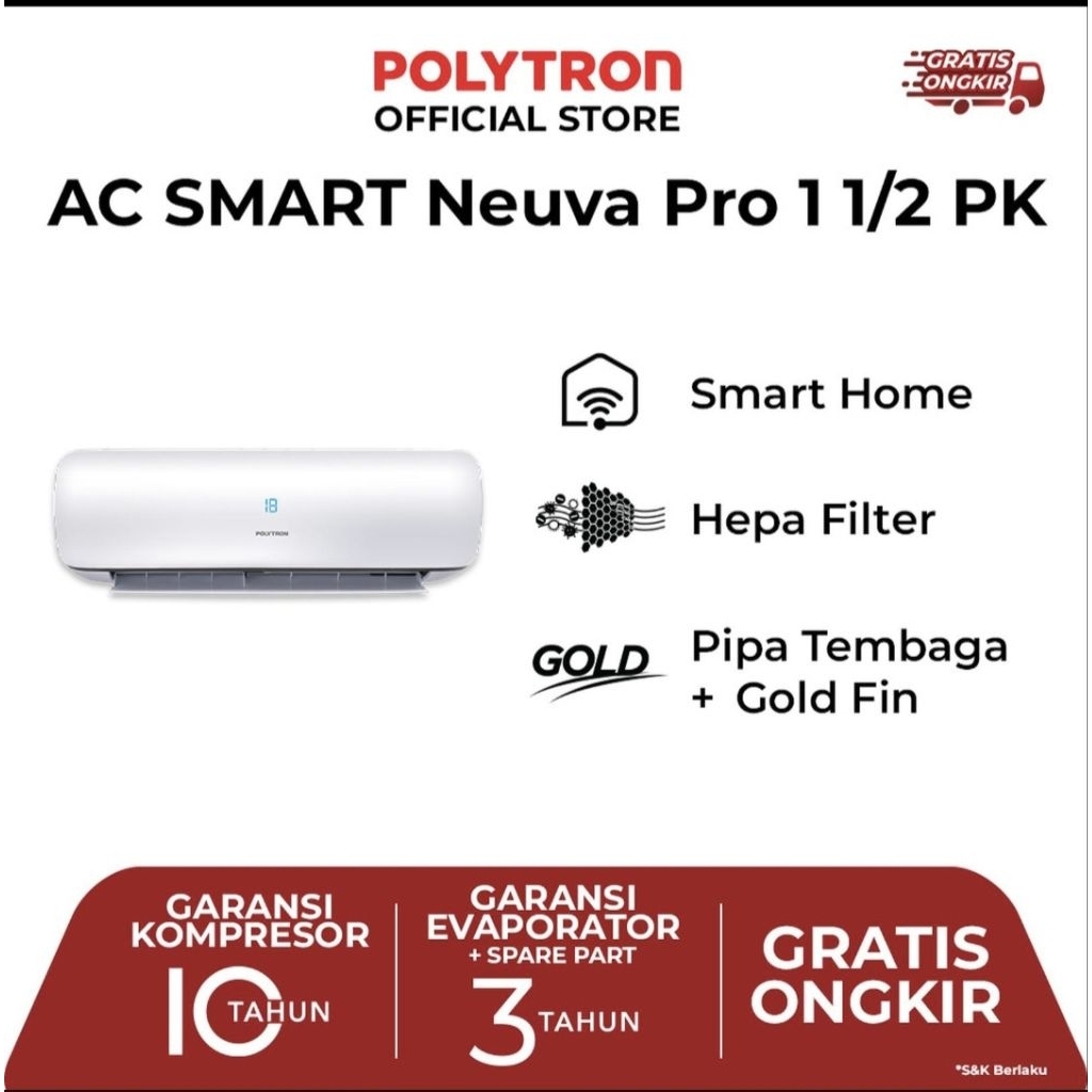 AC POLYTRON 1,5 PK SMART NEUVA PRO PAC 12 VZS
