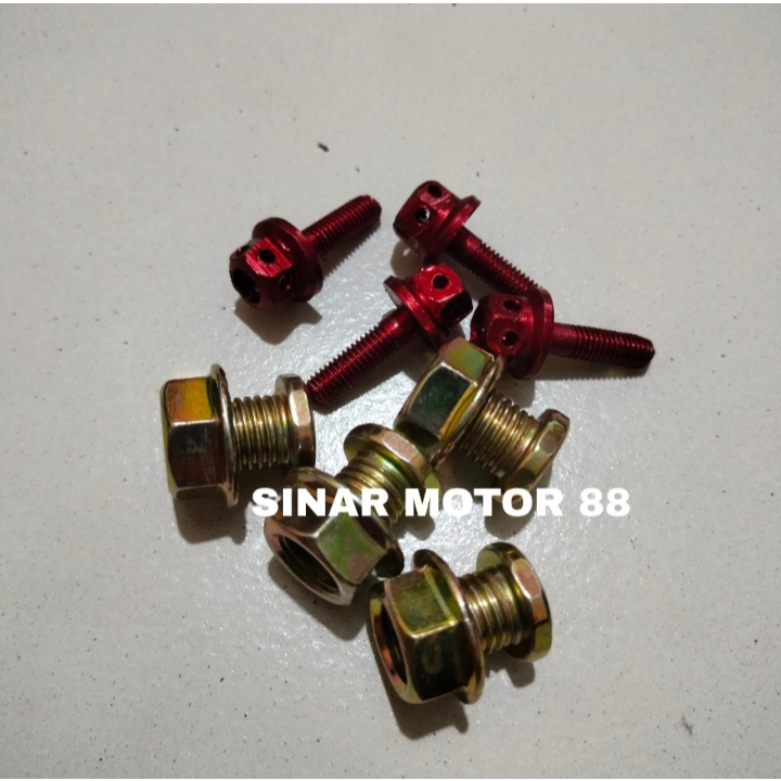PROMO BAUT VISOR NMAX AEROX OLD AEROX NEW LEXI VIXION MUR ANTI JEBOL SET BAUT VISOR WINDSHIELD