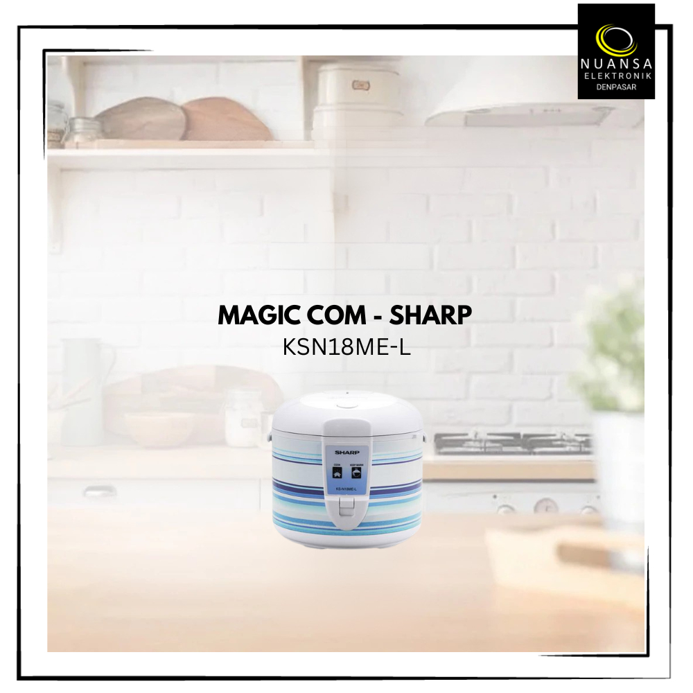 MAGIC COM SHARP KS-N18ME-L - NUANSA ELEKTRONIK DENPASAR