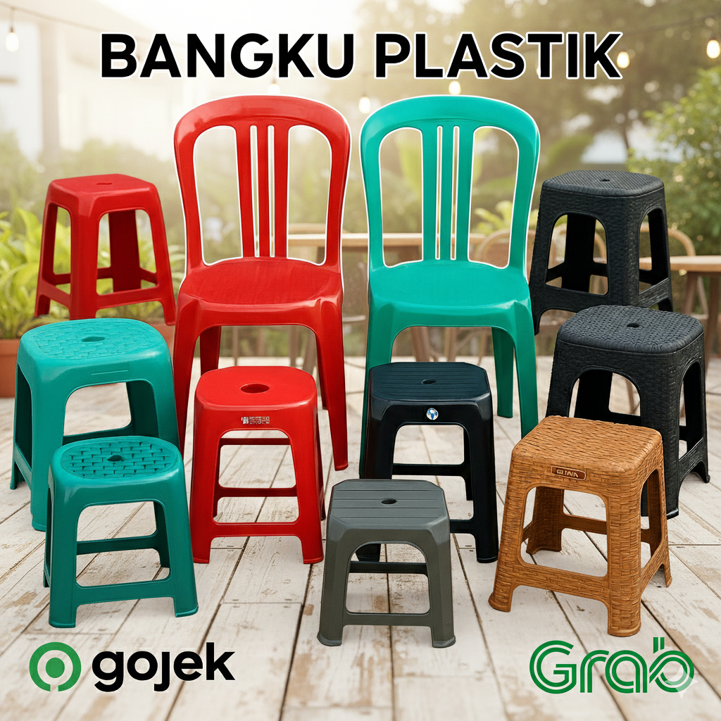 Kursi Baso Segi Rotan Plastik Kursi Taman Kursi Bakso Plastik Rotan Kursi Plastik Rotan Baso    Kurs