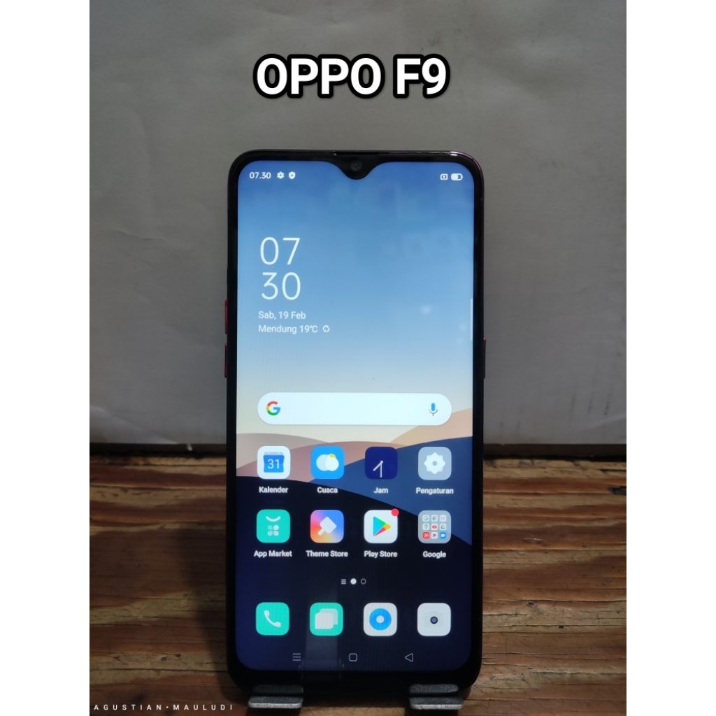 OPPO F9 4/64 GB 4G MINUS TUTUP BELAKANG NGELOPEK SECOND NORMAL SIAP PAKAI