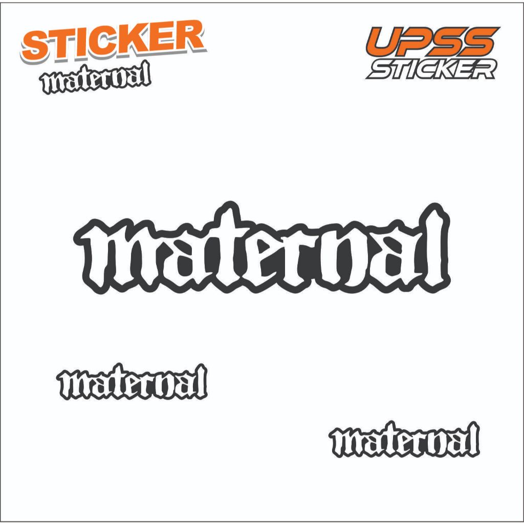Sticker Distro logo MATERNAL