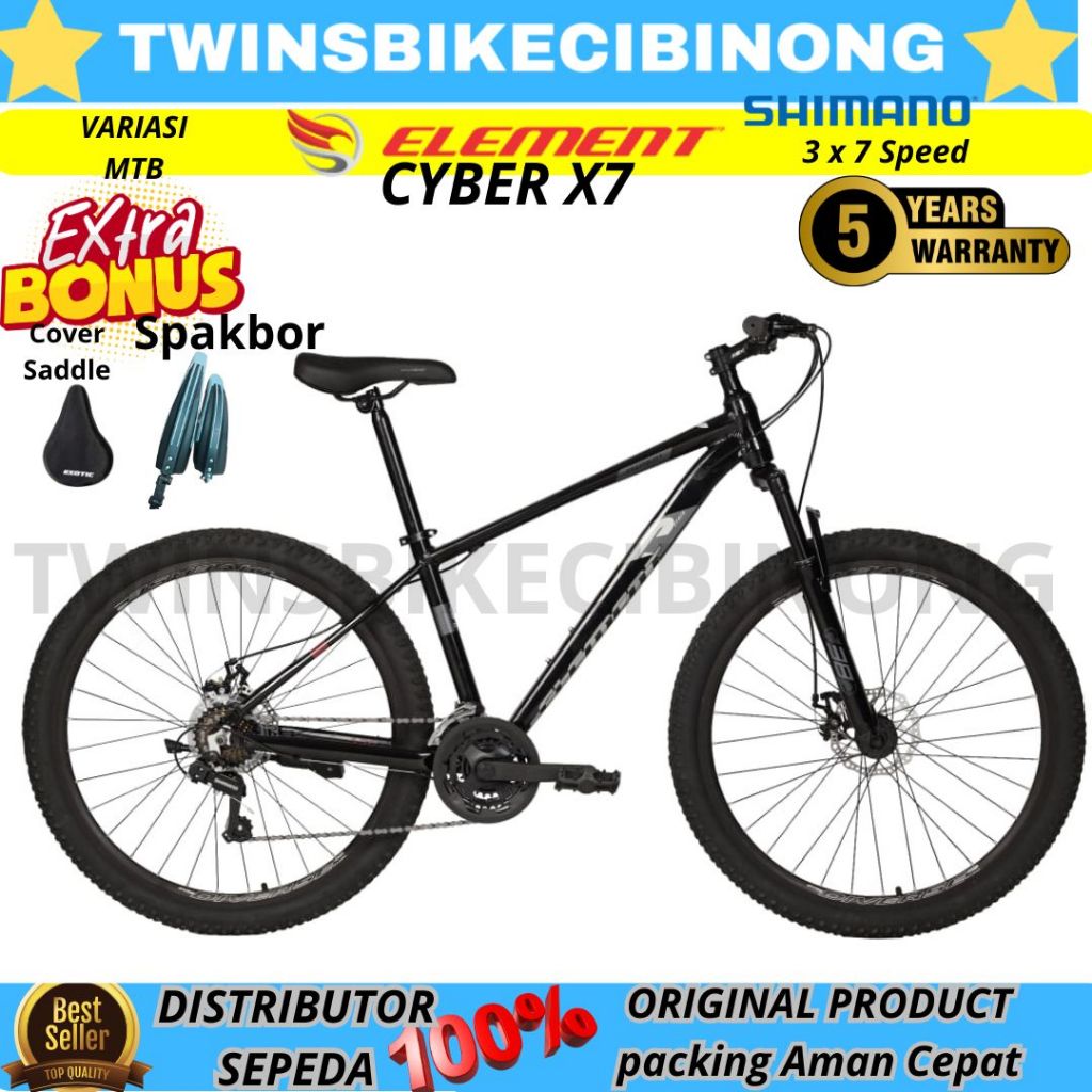 Sepeda Gunung 27,5 Element Cyber X 7 Alloy