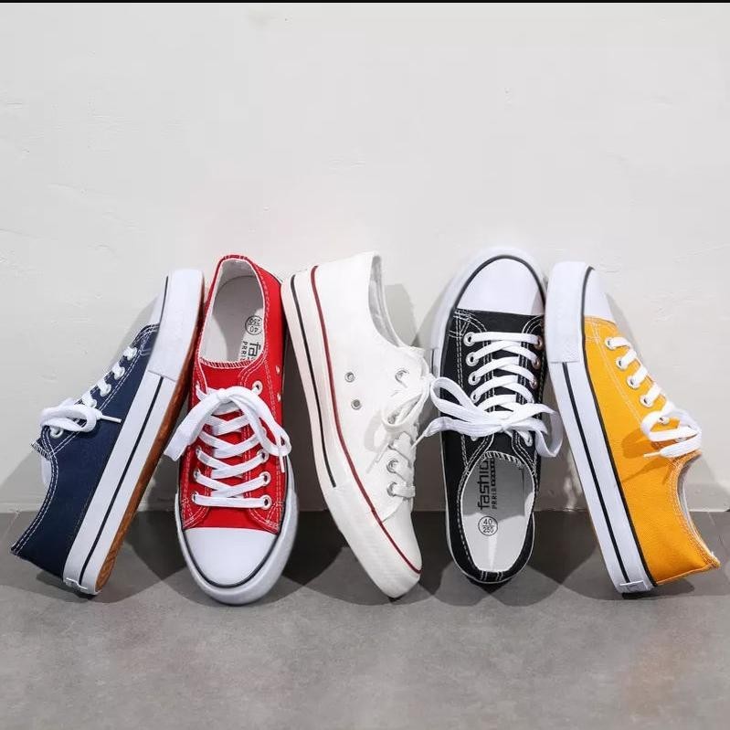 Jual Sepatu Sekolah Runner 101 LC Hitam Biru Merah Maroon