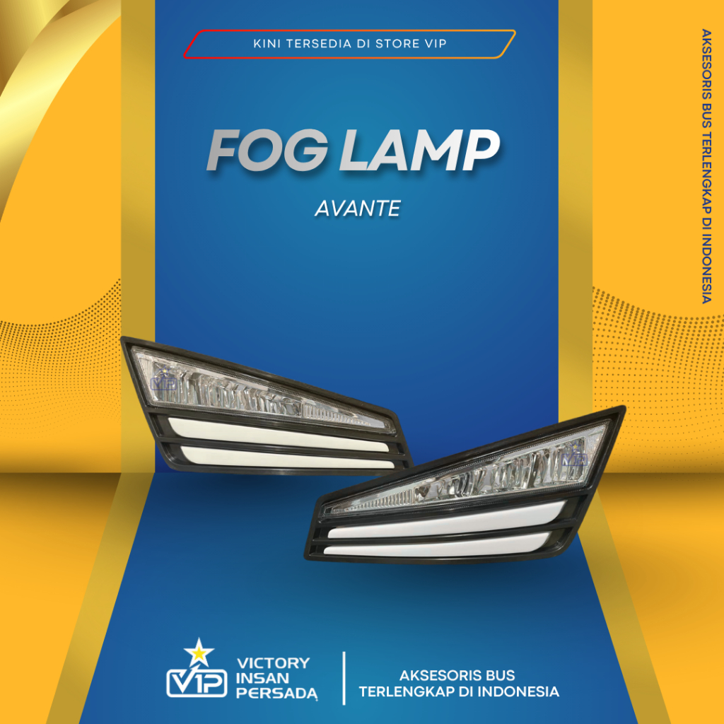 FOGLAMP NEW AVANTE / LAMPU KABUT 24VOLT / FOGLAMP BUS LAKSANA AVANTENORIGINAL