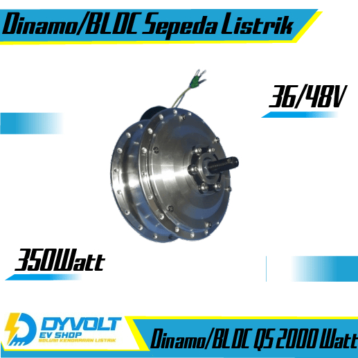 Dinamo Sepeda Listrik Penggerak Depan || 350 Watt 36/48V