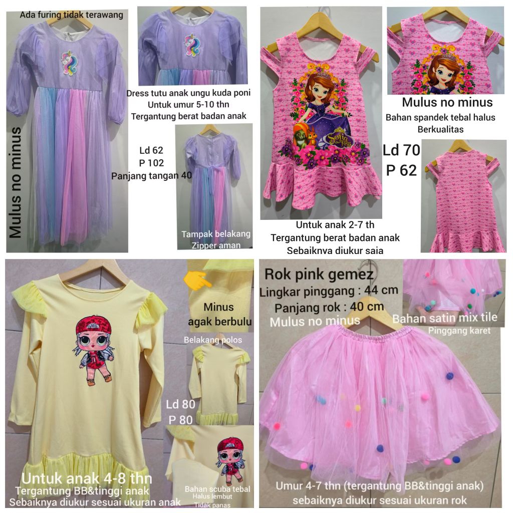 PRELOVED PAKAIAN  TAS ANAK PEREMPUAN