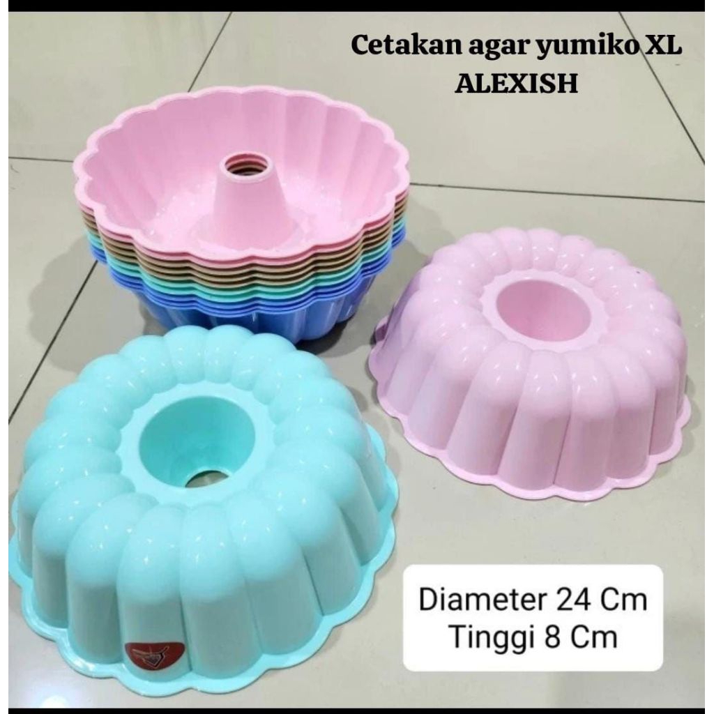 cetakan ager jumbo, cetakan puding, cetakan bolu kukus jumbo