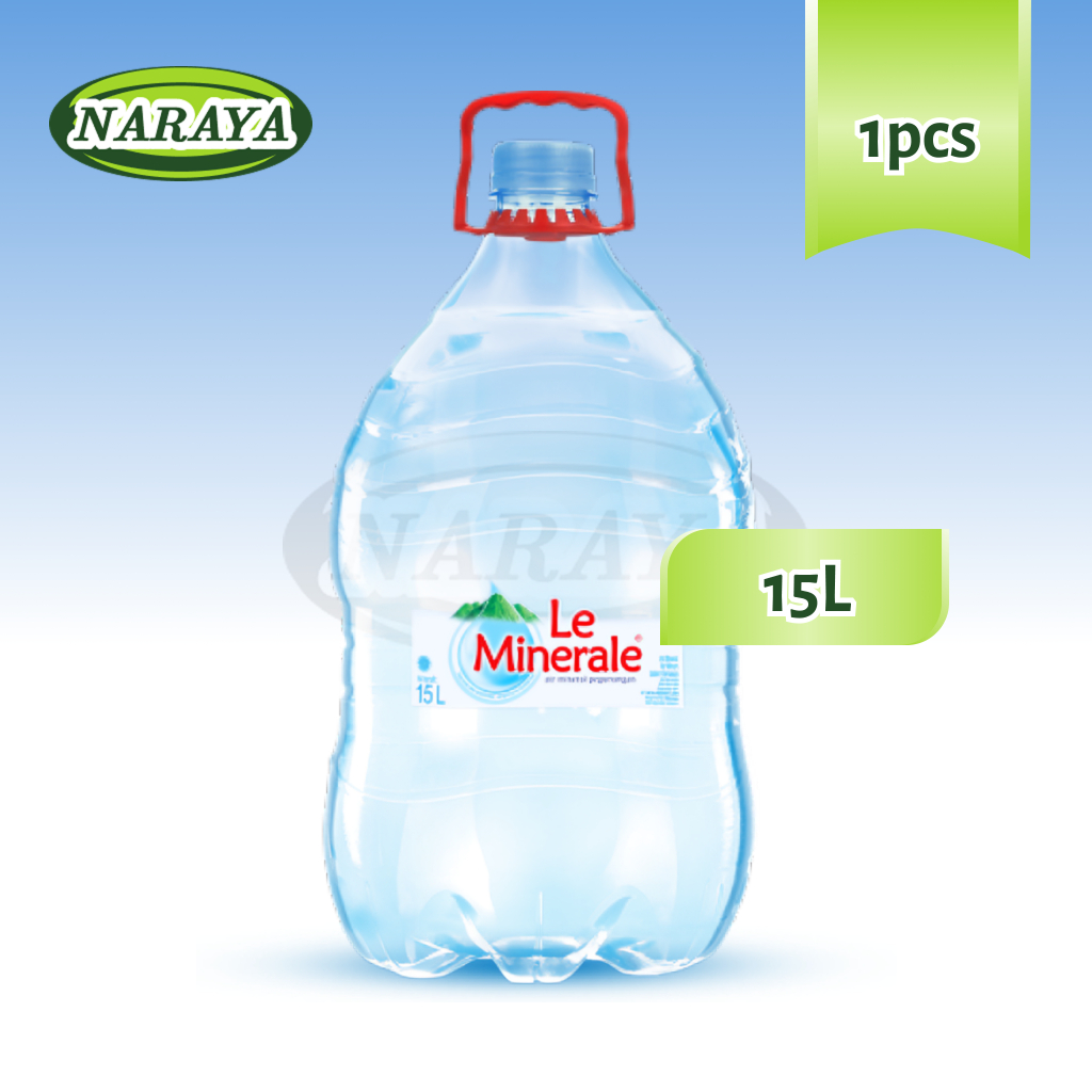 Le Minerale Air Mineral Galon 15L - 1 Galon (Isi 1 Galon)