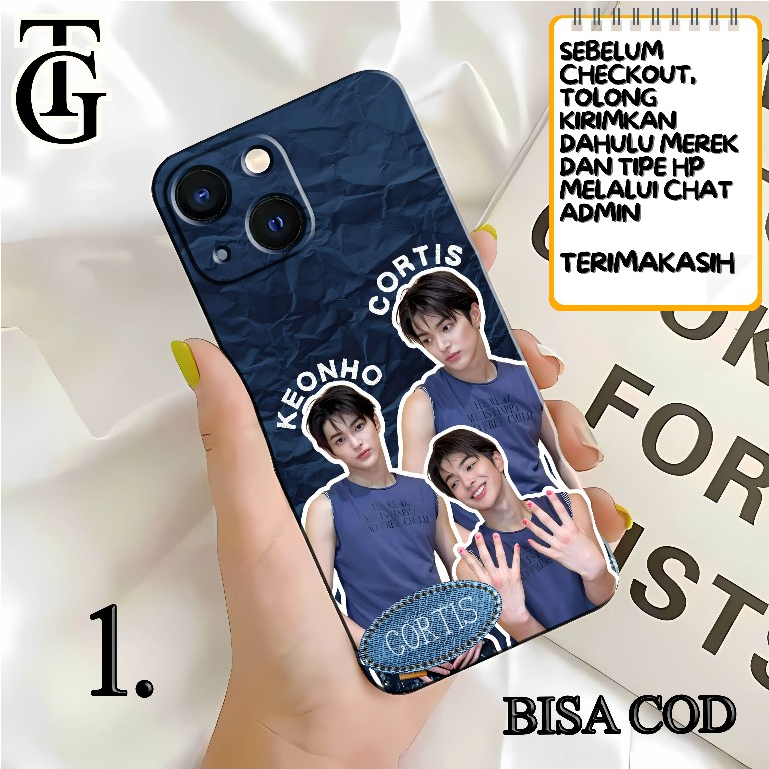 Case Hp Silikon Motif Kpop Keonho Cortis Untuk For Redmi Oppo Vivo Samsung Iphone Realme Xiaomi Poco