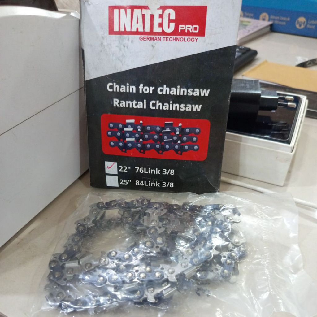 Rantai Chainsaw / Rantai Senso Belah Inatec Bar 22