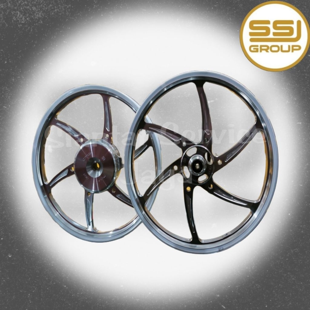 VELG RACING CMG MG.6 / SIX STAR RING 17 PALANG 6 VARIO, BEAT SILVER