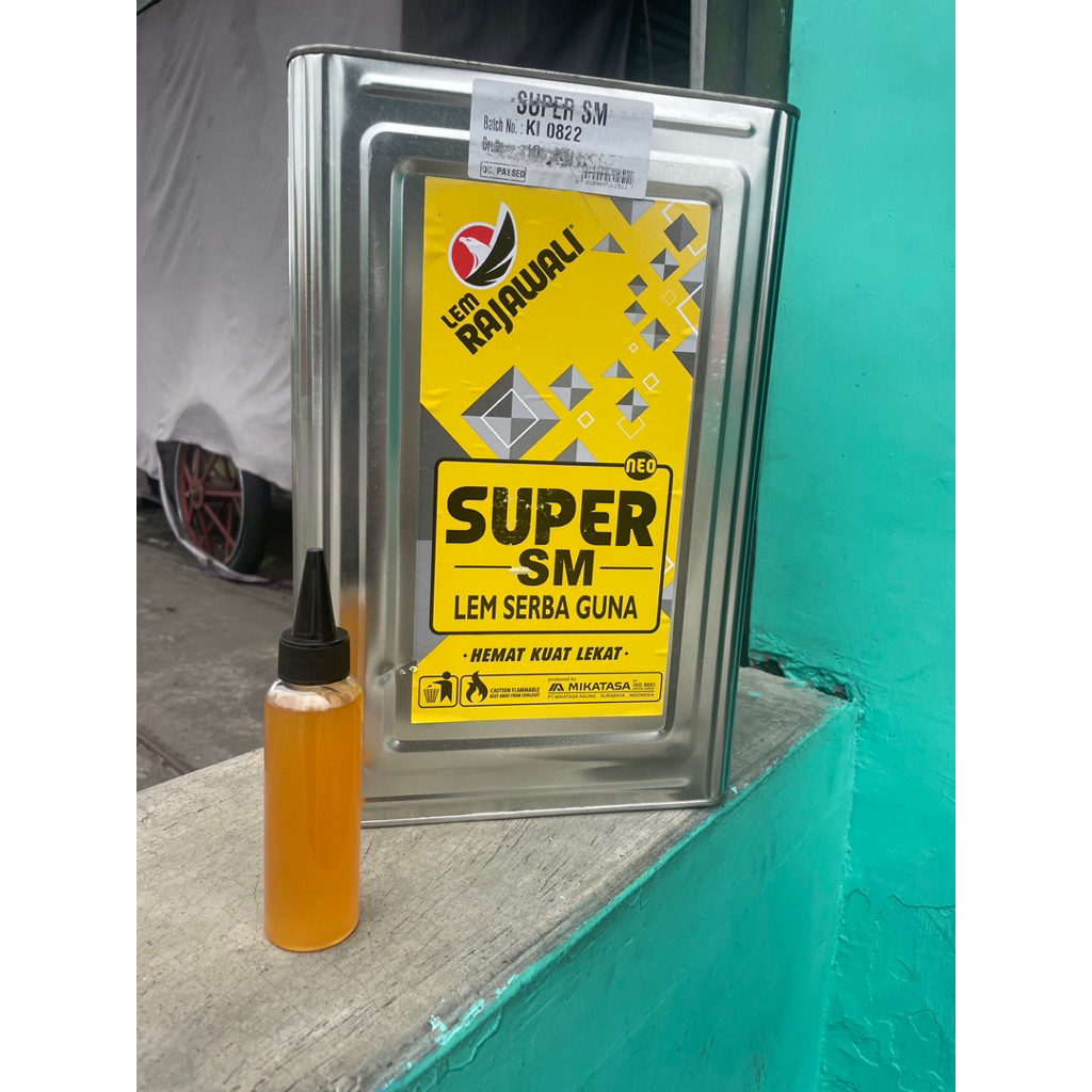 lem kuning super rajawali  isi 100ml lem layangan plastik, lem serbaguna, lem terpal, lem separu, le