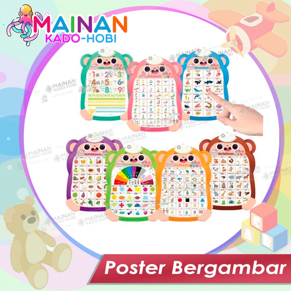 HADIAH 17 AGUSTUS LOMBA GUNTING MAINAN EDUKASI POSTER KARTU BERGAMBAR KARAKTER SUPERHERO UNICORN HEL