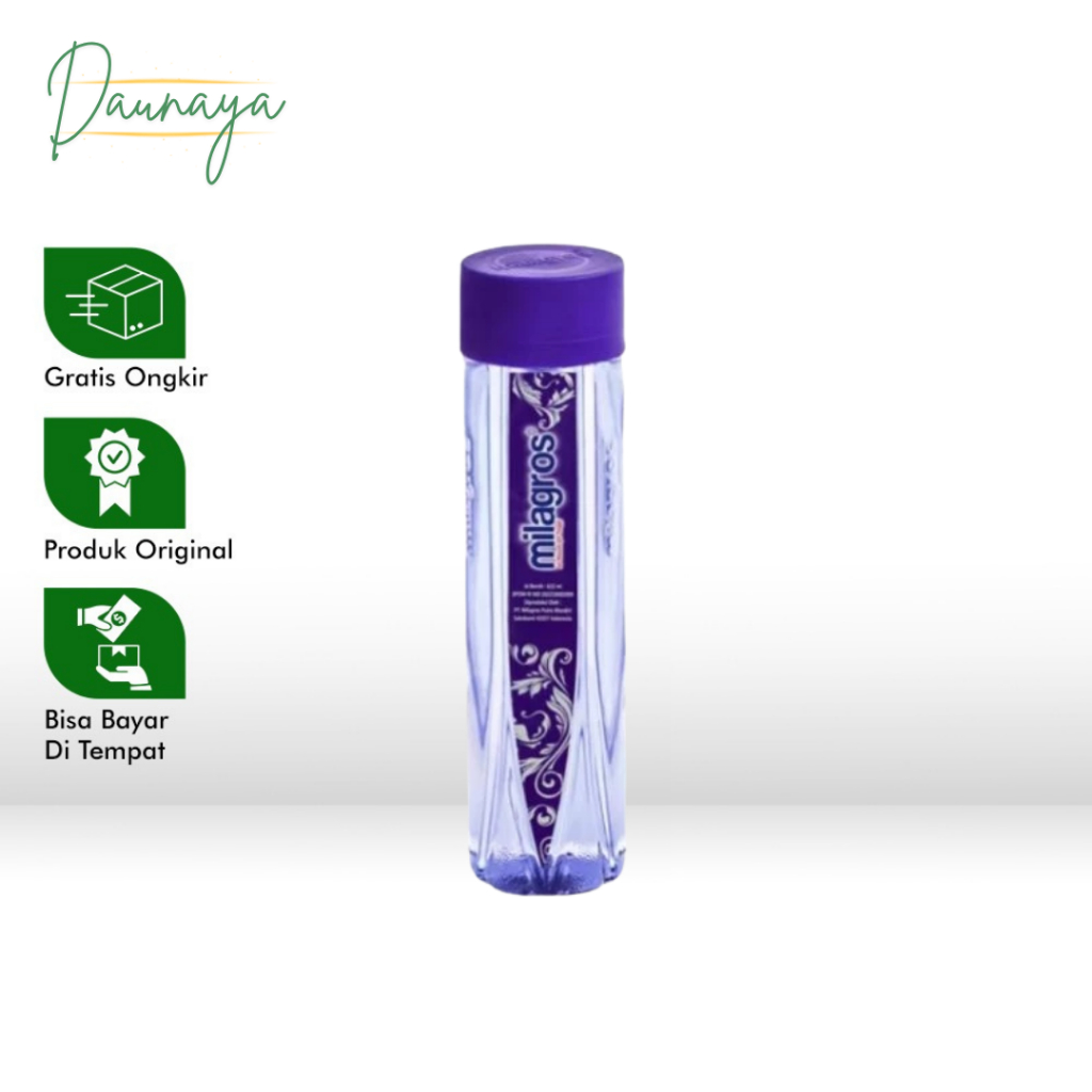 Milagros Air Alkali 612 ml – Air Mineral pH9.8, Hidrasimu Lebih Sehat