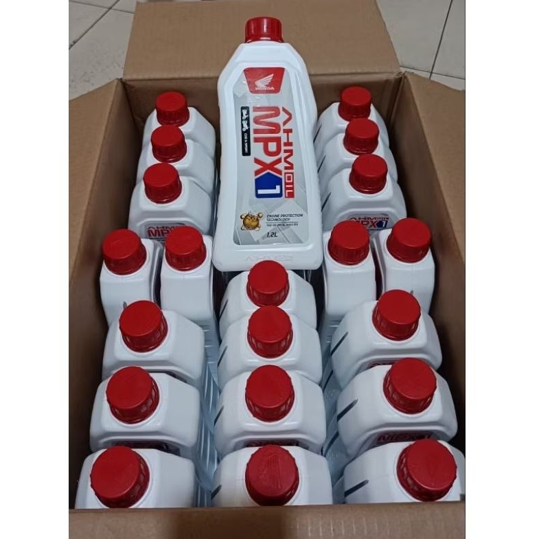 Oli mpx1 untuk motor bebek dan sport . isi 1200 ml