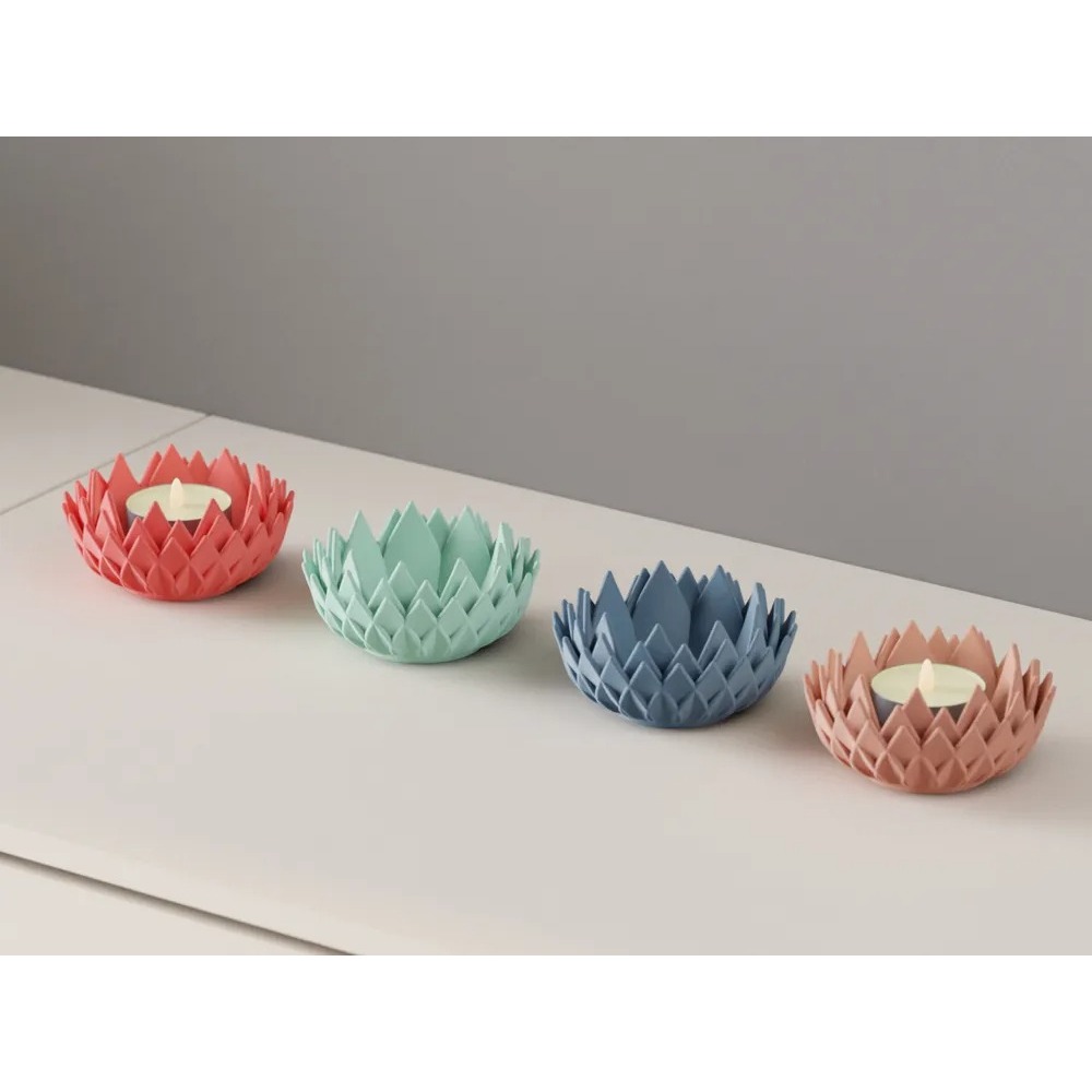 Lotus Flower LED Tealight Holder Elegan #NK#1#A1778