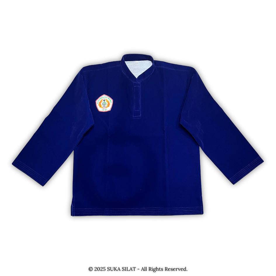 Seragam Bludru Biru Elektrik Lokal Premium Suka Silat
