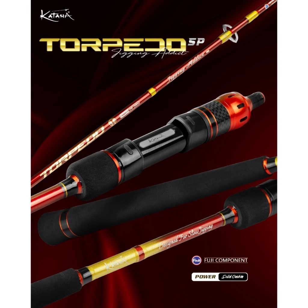 JORAN SLOW JIG KATANA TORPEDO 180CM CARBON SOLID FUJI