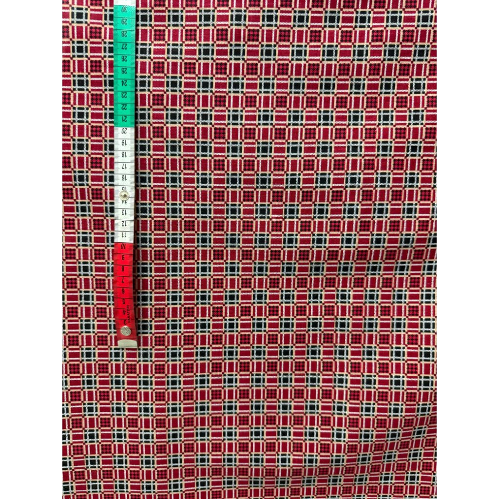 kain katun motif kotak tartan