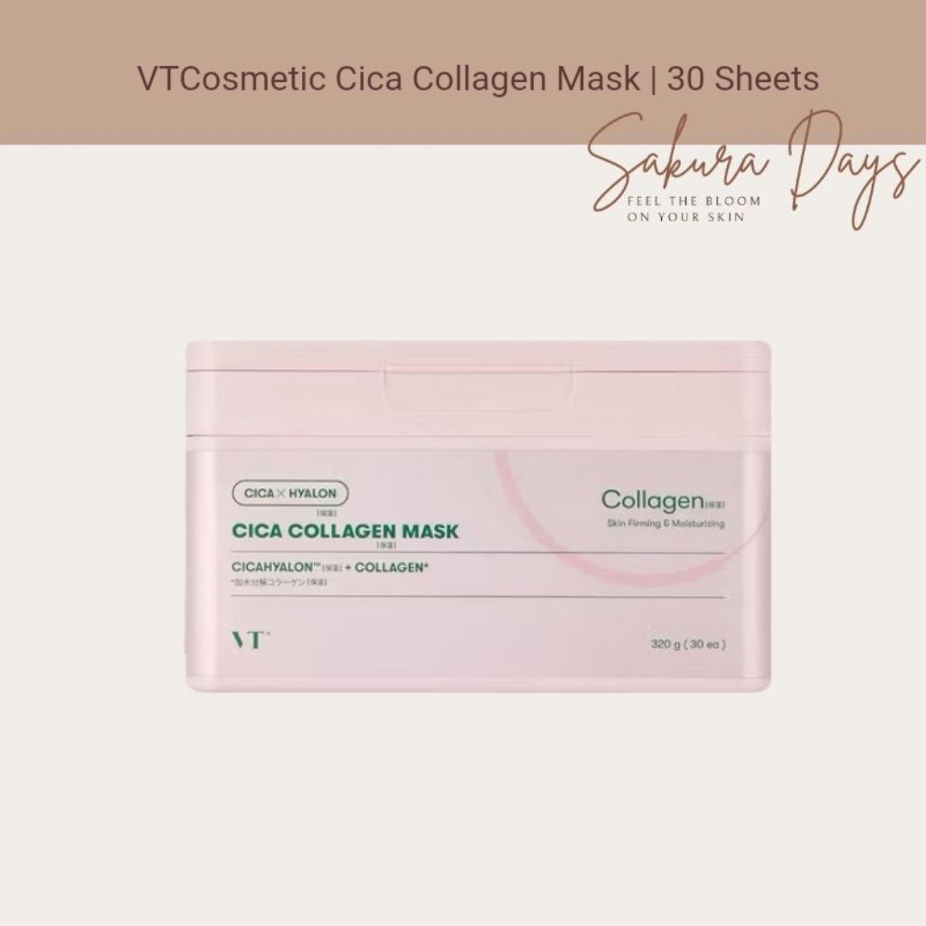 READY STOCK - VT Cica Hylalon Cica Collagen Mask