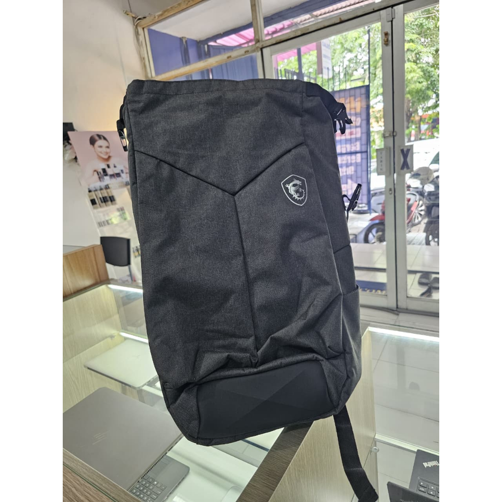 Tas Gamer Gaming MSI ori New cuci gudang logo Putih