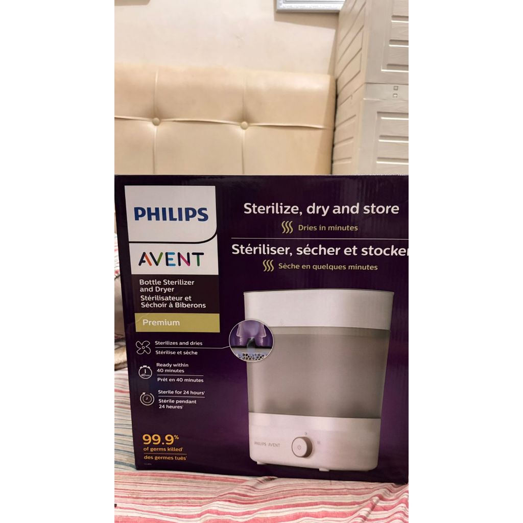 Philips Avent | Sterilizer & Dryer | Alat Steril & Pengering Peralatan Bayi | Terbukti Hilangkan 99,